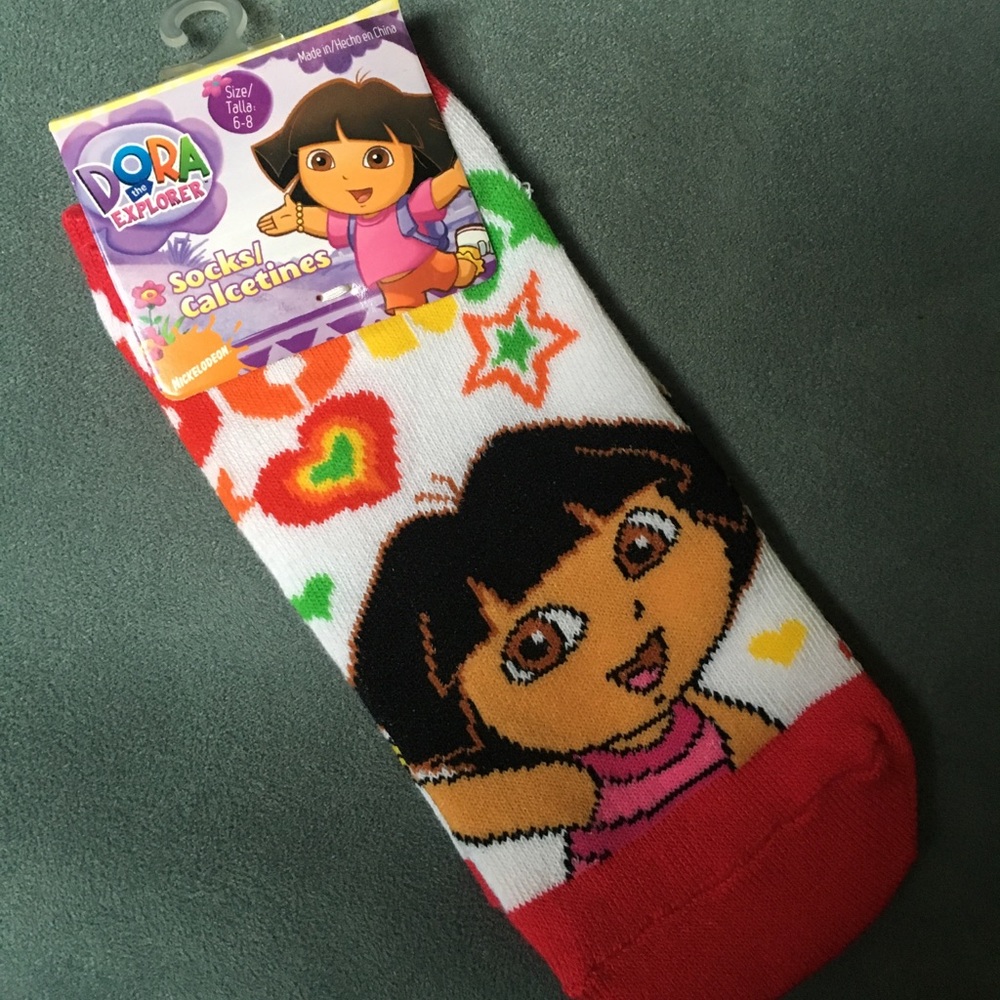 New Dora the Explorer Socks size 6-8